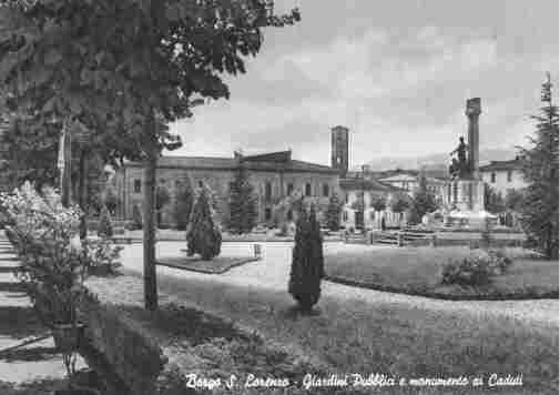 giardini di piazza dante a Borgo San Lorenzo