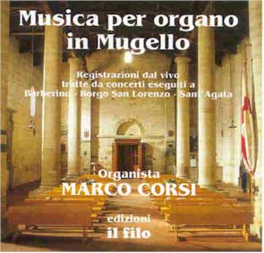 La copertina del Cd di Marco Corsi